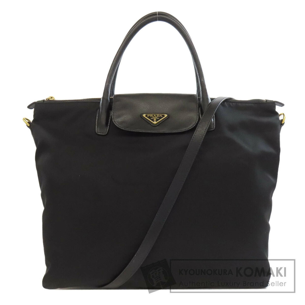 Prada Tessuto tote Shoulder Bag Black